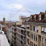 Atico Quintana I - Con Terraza, Vistas A La Ciudad, En El Centro, Con Wifi Y Garaje Appartement *