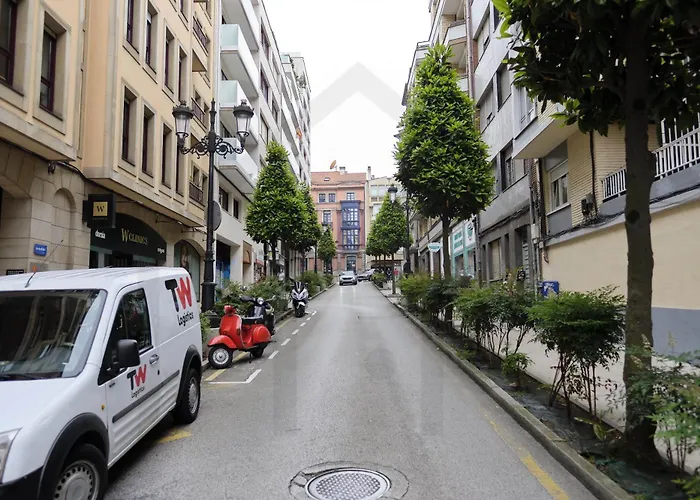 شقة Atico Quintana I - Con Terraza, Vistas A La Ciudad, En El Centro, Con Wifi Y Garaje اوفيدو